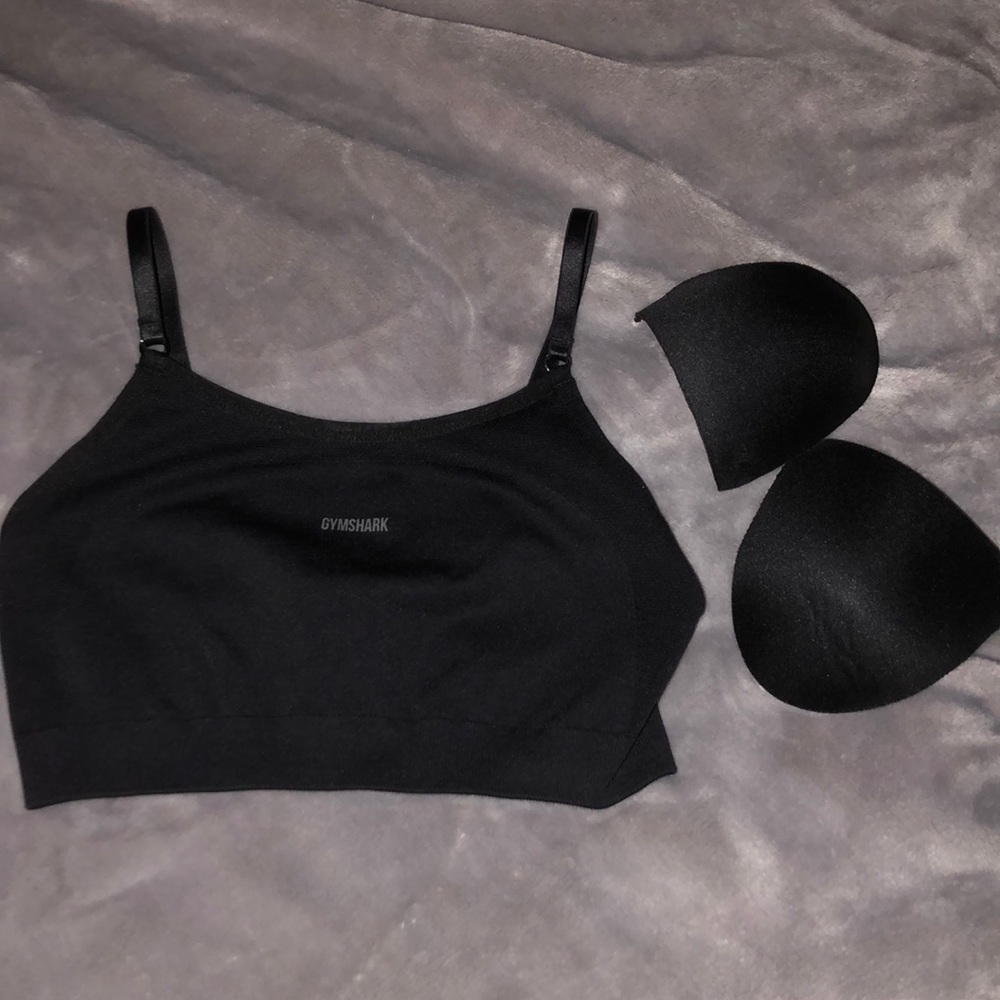 Gymshark small flex sports bra black